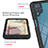 Samsung Galaxy A12 5G用360度 フルカバー ハイブリットバンパーケース クリア透明 プラスチック カバー YB2 サムスン 