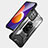 Samsung Galaxy A12 5G用ハイブリットバンパーケース プラスチック アンド指輪 マグネット式 J03S サムスン 