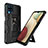 Samsung Galaxy A12用ハイブリットバンパーケース スタンド プラスチック 兼シリコーン カバー マグネット式 MQ1 サムスン 