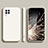 Samsung Galaxy A12 Nacho用360度 フルカバー極薄ソフトケース シリコンケース 耐衝撃 全面保護 バンパー S02 サムスン ホワイト
