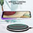 Samsung Galaxy A12 Nacho用前面と背面 360度 フルカバー 極薄ソフトケース シリコンケース 耐衝撃 全面保護 バンパー 勾配色 透明 YB2 サムスン 