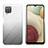 Samsung Galaxy A12 Nacho用前面と背面 360度 フルカバー 極薄ソフトケース シリコンケース 耐衝撃 全面保護 バンパー 勾配色 透明 YB2 サムスン 