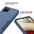 Samsung Galaxy A12 Nacho用ハイブリットバンパーケース プラスチック 兼シリコーン カバー 前面と背面 360度 フル MQ1 サムスン 