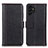 Samsung Galaxy A13 4G用手帳型 レザーケース スタンド カバー M14L サムスン ブラック