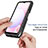 Samsung Galaxy A13 4G用360度 フルカバー ハイブリットバンパーケース クリア透明 プラスチック カバー ZJ2 サムスン 