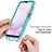 Samsung Galaxy A13 4G用360度 フルカバー ハイブリットバンパーケース クリア透明 プラスチック カバー ZJ1 サムスン 