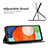 Samsung Galaxy A13 4G用手帳型 レザーケース スタンド カバー B07F サムスン 