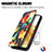 Samsung Galaxy A13 4G用手帳型 レザーケース スタンド パターン カバー S02D サムスン 
