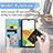 Samsung Galaxy A13 4G用手帳型 レザーケース スタンド パターン カバー S04D サムスン 