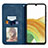 Samsung Galaxy A13 4G用手帳型 レザーケース スタンド カバー S04D サムスン 
