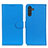 Samsung Galaxy A13 5G用手帳型 レザーケース スタンド カバー A03D サムスン ブルー