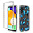 Samsung Galaxy A13 5G用前面と背面 360度 フルカバー 極薄ソフトケース シリコンケース 耐衝撃 全面保護 バンパー 透明 サムスン ネイビー