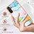 Samsung Galaxy A13 5G用シリコンケース ソフトタッチラバー バタフライ パターン カバー Y05B サムスン 