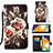 Samsung Galaxy A13 5G用手帳型 レザーケース スタンド パターン カバー Y02B サムスン 
