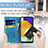Samsung Galaxy A13 5G用手帳型 レザーケース スタンド パターン カバー S03D サムスン 