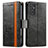 Samsung Galaxy A15 4G用手帳型 レザーケース スタンド カバー S02D サムスン ブラック