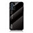 Samsung Galaxy A15 4G用ハイブリットバンパーケース プラスチック 鏡面 虹 グラデーション 勾配色 カバー LS1 サムスン ブラック