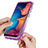 Samsung Galaxy A20用前面と背面 360度 フルカバー 極薄ソフトケース シリコンケース 耐衝撃 全面保護 バンパー 勾配色 透明 サムスン 