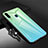 Samsung Galaxy A20s用ハイブリットバンパーケース プラスチック 鏡面 カバー サムスン ライトグリーン