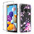 Samsung Galaxy A21用前面と背面 360度 フルカバー 極薄ソフトケース シリコンケース 耐衝撃 全面保護 バンパー 透明 JX1 サムスン ピンク