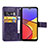 Samsung Galaxy A21 SC-42A用手帳型 レザーケース スタンド 花 カバー サムスン 