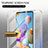 Samsung Galaxy A21s用前面と背面 360度 フルカバー 極薄ソフトケース シリコンケース 耐衝撃 全面保護 バンパー 勾配色 透明 YB1 サムスン 