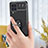 Samsung Galaxy A22 4G用極薄ソフトケース シリコンケース 耐衝撃 全面保護 アンド指輪 マグネット式 バンパー JM1 サムスン 