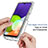 Samsung Galaxy A22 4G用前面と背面 360度 フルカバー 極薄ソフトケース シリコンケース 耐衝撃 全面保護 バンパー 勾配色 透明 サムスン 