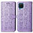 Samsung Galaxy A22 4G用手帳型 レザーケース スタンド パターン カバー S03D サムスン 