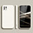 Samsung Galaxy A22 5G用360度 フルカバー極薄ソフトケース シリコンケース 耐衝撃 全面保護 バンパー サムスン ホワイト