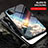 Samsung Galaxy A22 5G用ハイブリットバンパーケース プラスチック パターン 鏡面 カバー LS1 サムスン 