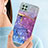 Samsung Galaxy A22 5G用シリコンケース ソフトタッチラバー バタフライ パターン カバー Y04B サムスン 