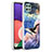 Samsung Galaxy A22 5G用シリコンケース ソフトタッチラバー バタフライ パターン カバー Y04B サムスン 