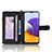 Samsung Galaxy A22 5G用手帳型 レザーケース スタンド カバー BY2 サムスン 