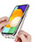 Samsung Galaxy A22 5G用前面と背面 360度 フルカバー 極薄ソフトケース シリコンケース 耐衝撃 全面保護 バンパー 透明 サムスン 