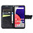 Samsung Galaxy A22 5G SC-56B用手帳型 レザーケース スタンド バタフライ 蝶 カバー サムスン 