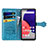 Samsung Galaxy A22 5G SC-56B用手帳型 レザーケース スタンド パターン カバー S03D サムスン 