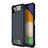 Samsung Galaxy A22s 5G用ハイブリットバンパーケース プラスチック 兼シリコーン カバー WL1 サムスン ミッドナイトネイビー