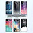 Samsung Galaxy A22s 5G用ハイブリットバンパーケース プラスチック パターン 鏡面 カバー LS1 サムスン 