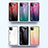 Samsung Galaxy A22s 5G用ハイブリットバンパーケース プラスチック 鏡面 虹 グラデーション 勾配色 カバー LS1 サムスン 