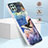 Samsung Galaxy A22s 5G用シリコンケース ソフトタッチラバー バタフライ パターン カバー Y04B サムスン 
