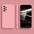 Samsung Galaxy A23 4G用360度 フルカバー極薄ソフトケース シリコンケース 耐衝撃 全面保護 バンパー S04 サムスン ピンク