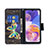 Samsung Galaxy A23 4G用手帳型 レザーケース スタンド パターン カバー B03F サムスン 