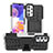 Samsung Galaxy A23 5G用ハイブリットバンパーケース スタンド プラスチック 兼シリコーン カバー JX1 サムスン 