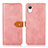 Samsung Galaxy A23e 5G用手帳型 レザーケース スタンド カバー N07P サムスン ピンク