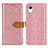 Samsung Galaxy A23e 5G用手帳型 レザーケース スタンド カバー K07Z サムスン ピンク