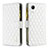 Samsung Galaxy A23s用手帳型 レザーケース スタンド カバー B12F サムスン ホワイト
