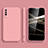 Samsung Galaxy A30S用360度 フルカバー極薄ソフトケース シリコンケース 耐衝撃 全面保護 バンパー サムスン ピンク