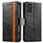 Samsung Galaxy A31用手帳型 レザーケース スタンド カバー S02D サムスン ブラック