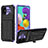 Samsung Galaxy A31用ハイブリットバンパーケース スタンド プラスチック 兼シリコーン カバー YF1 サムスン パープル
